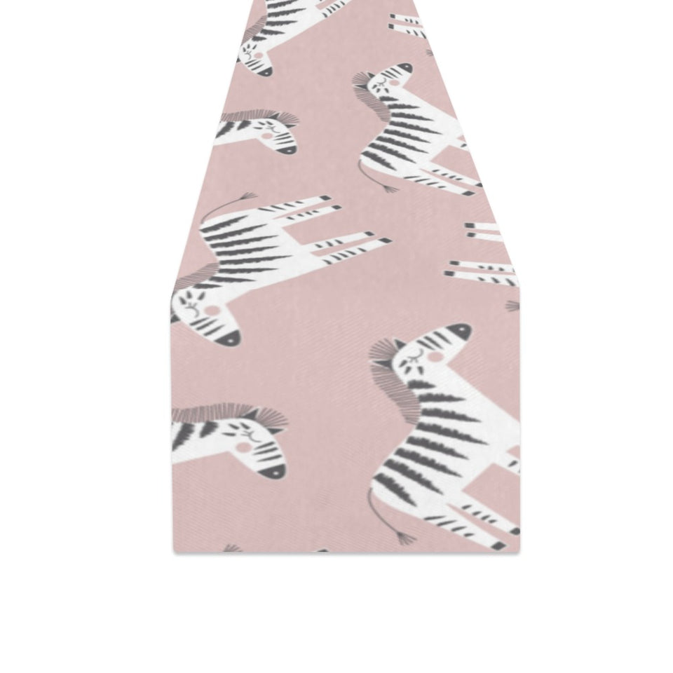 Cute zebra pattern Table Runner