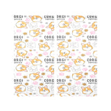 Corgi Dog Pattern Gauze Curtain