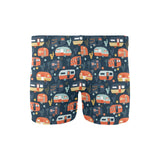 Camper Van Pattern Print Design 05 Men's Swimming Trunks