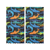 Colorful shark Gauze Curtain
