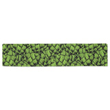 Green hop pattern Table Runner