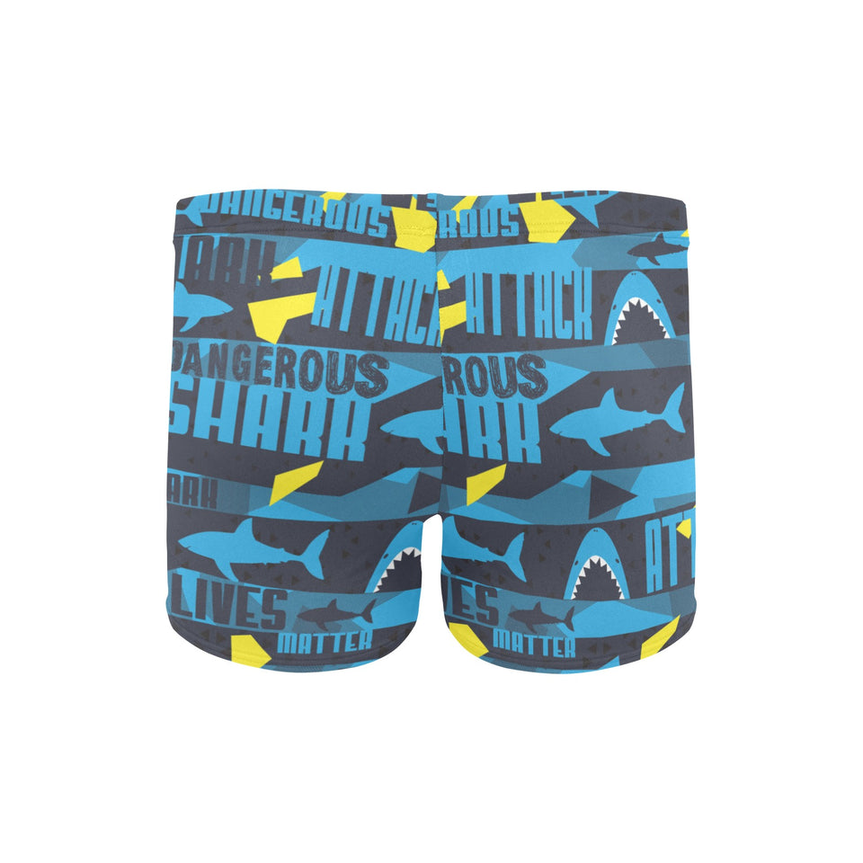 Shark dangerous Men's Swimming Trunks