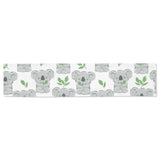 Hand drawn Koala leaves pattern Table Runner