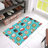 Cute sushi pattern Doormat