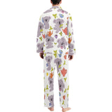 Cute koalas teapots tea Men's Long Pajama Set