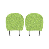 Slices of Lime pattern Car Headrest Cover