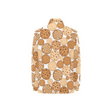 Various cookie pattern Women's Long Sleeve Polo Shirt