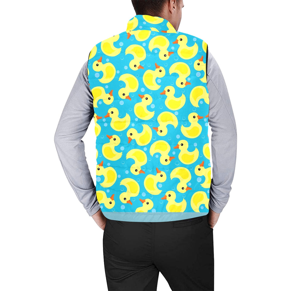 Duck Pattern Print Design 04 Men's Padded Vest