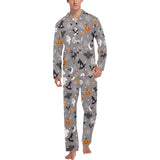 Halloween design pattern Men's Long Pajama Set