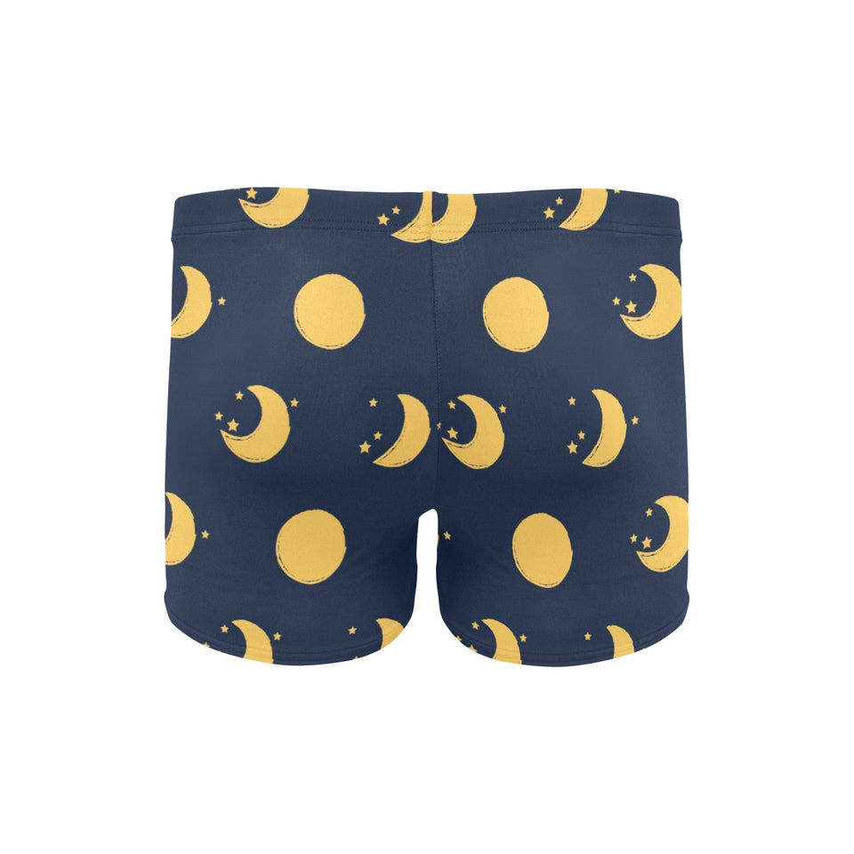 Moon star pattern Men's Swimming Trunks