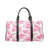 pink purple orchid pattern background Travel Bag