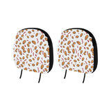 peanuts pattern background Car Headrest Cover
