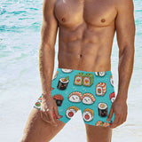 Cute sushi pattern Men's Swimming Trunks