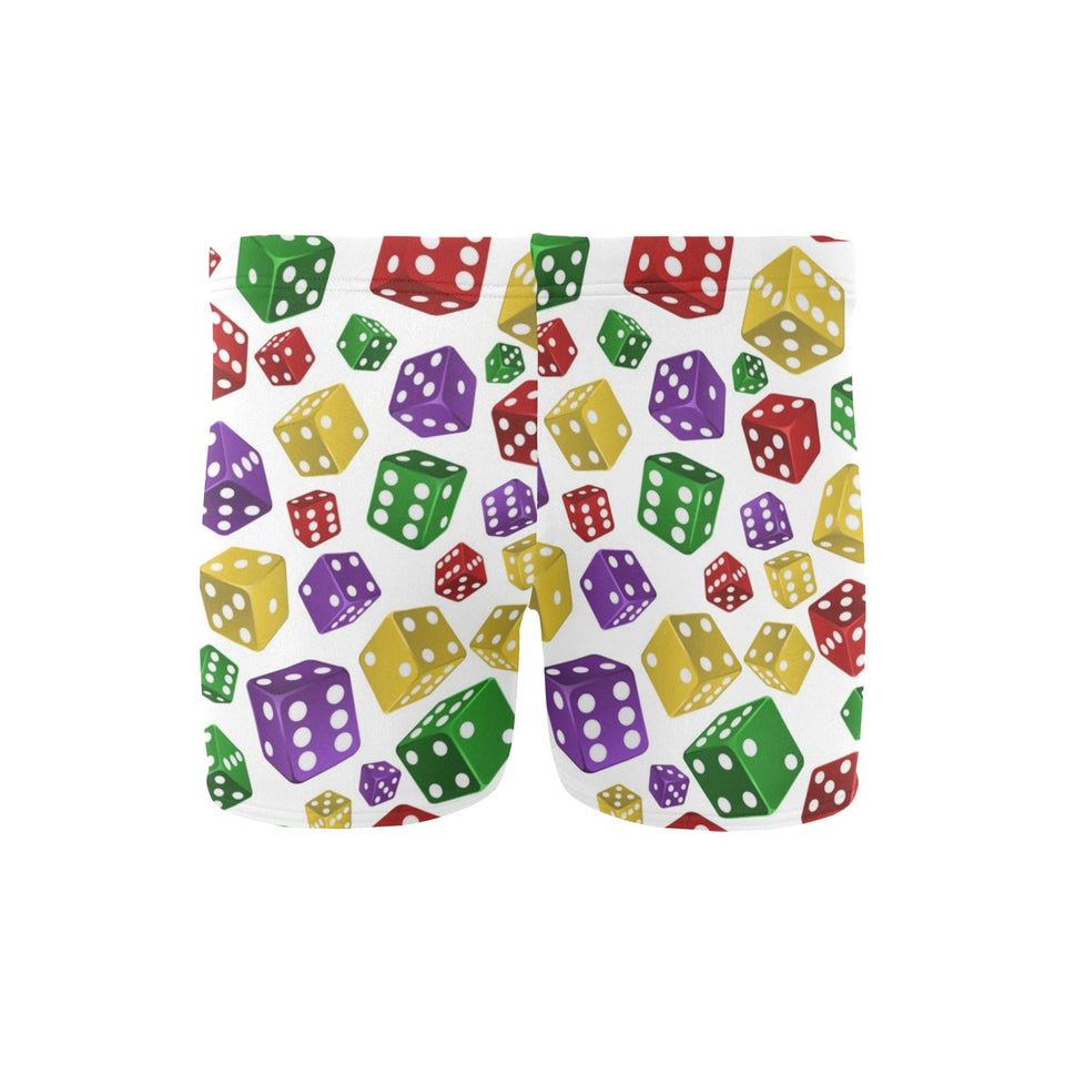 Dice Pattern Print Design 03 Men's Swimming Trunks