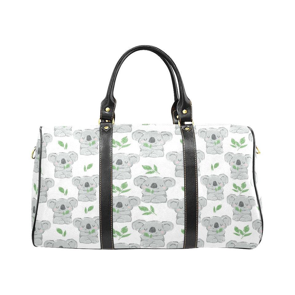 Hand drawn Koala leaves pattern Travel Bag