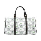 Hand drawn Koala leaves pattern Travel Bag
