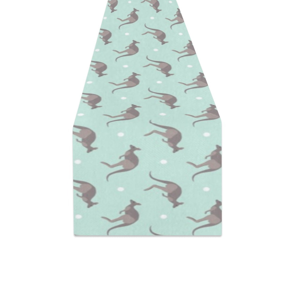 Kangaroo pattern background Table Runner