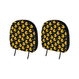 Duck Pattern Print Design 05 Car Headrest Cover