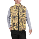 Leopard skin print Men's Padded Vest