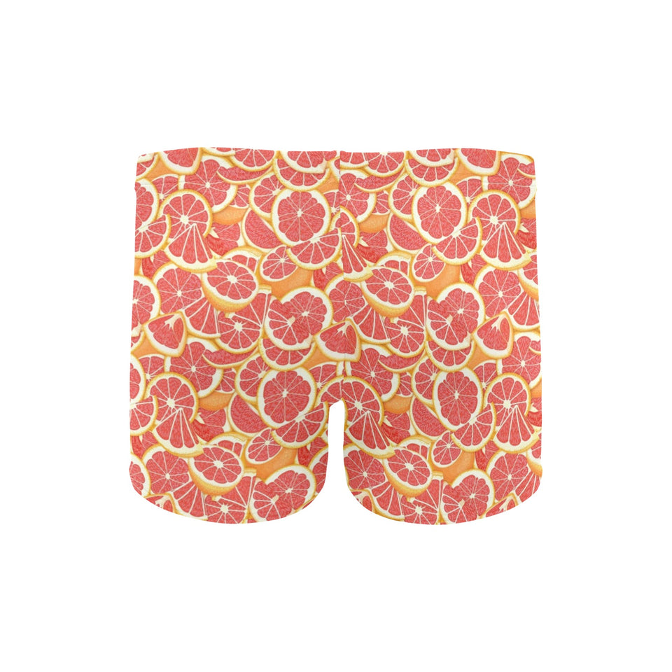 Tropical grapefruit pattern Men's Swimming Trunks