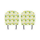 Durian pattern background Car Headrest Cover