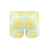 slice of lemon pattern Men's Swimming Trunks