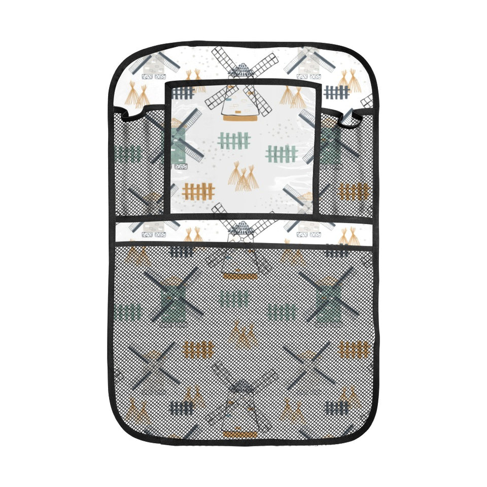 windmill pattern Car Seat Back Organizer