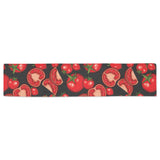 Tomato black background Table Runner
