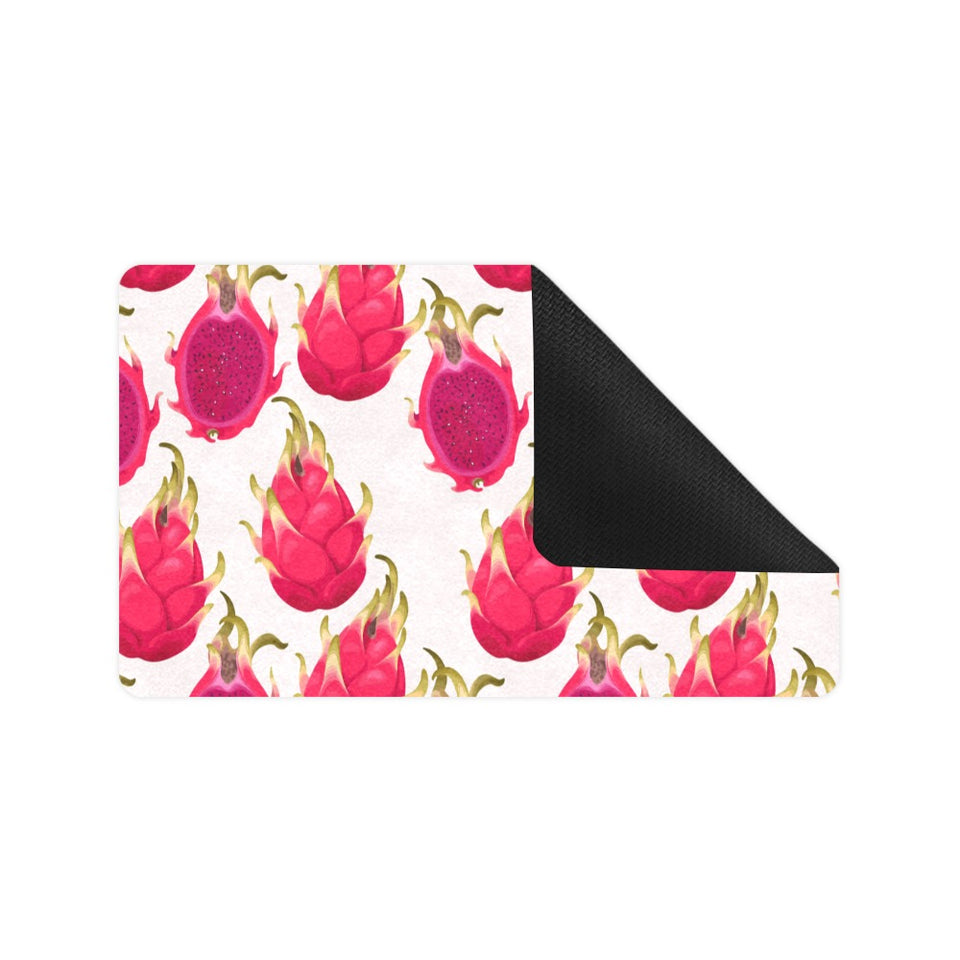 dragon fruits design pattern Doormat