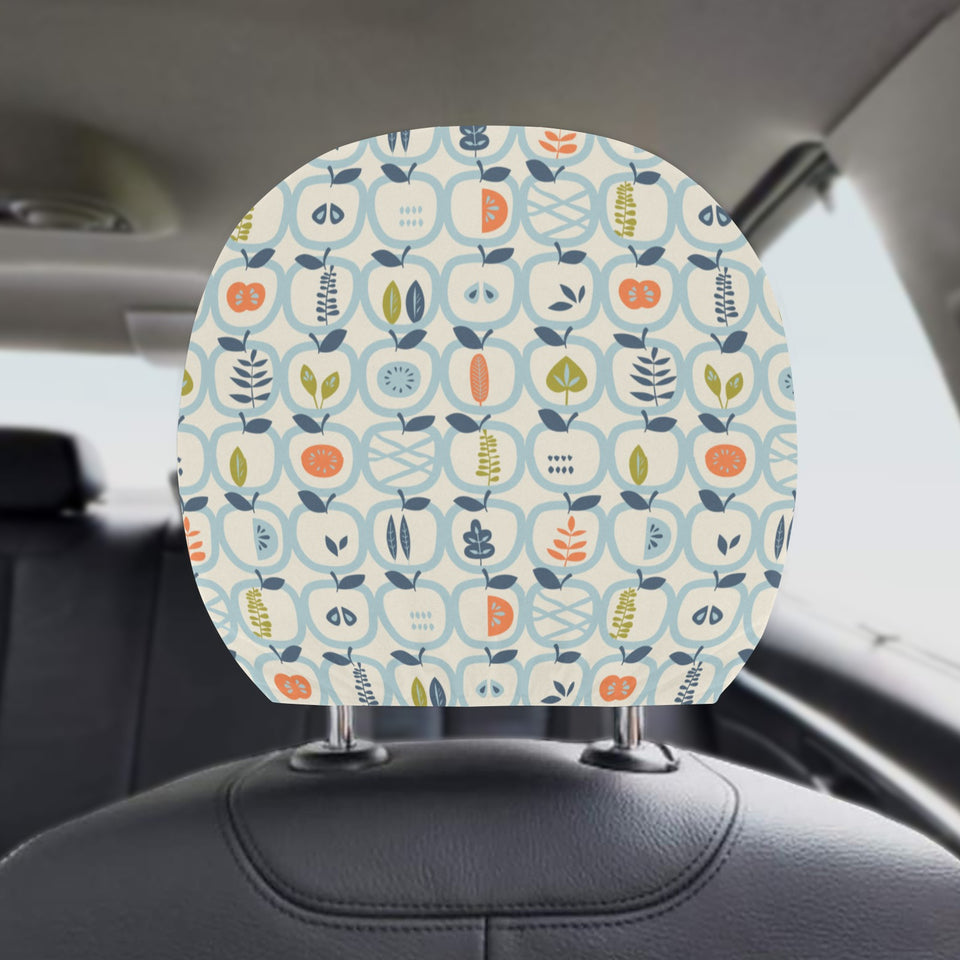 apples leaves pattern Car Headrest Cover