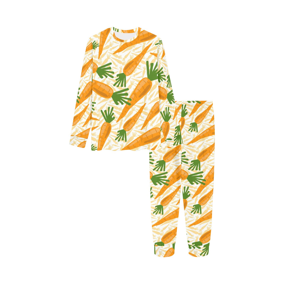 Carrot Pattern Print Design 01 Kids' Boys' Girls' All Over Print Pajama Set