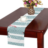 Crows christmas hat scarf Table Runner