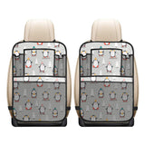 Cute Penguin christmas pattern Car Seat Back Organizer