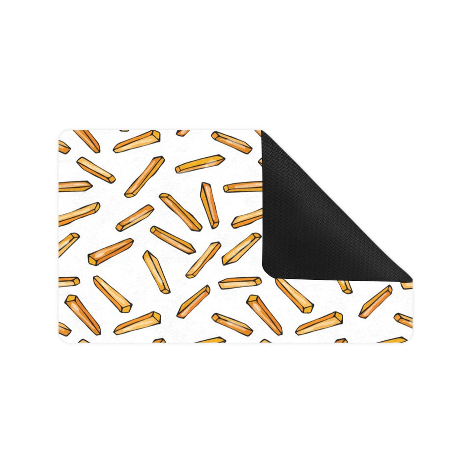 French fries potato pattern Doormat