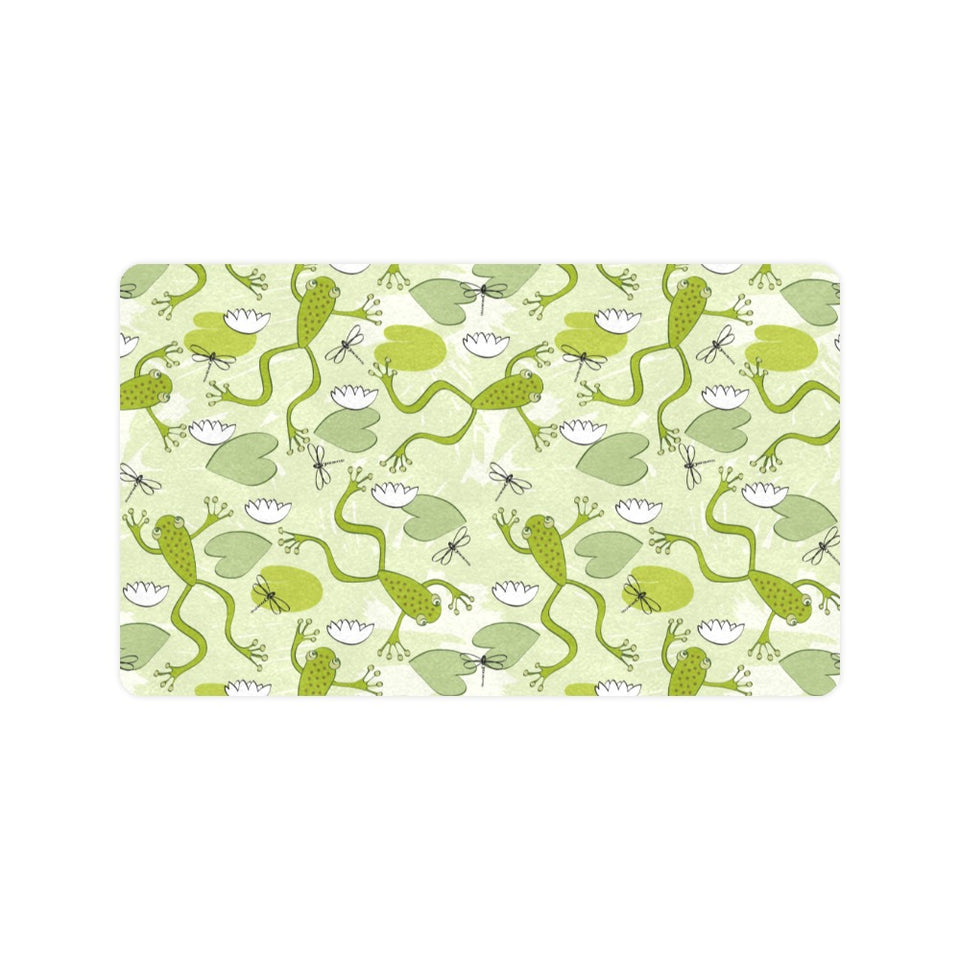 Cute frog dragonfly pattern Doormat