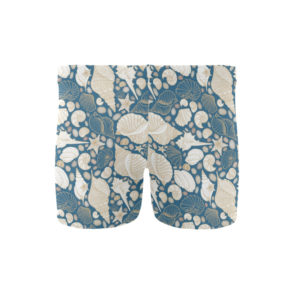 Sea turtle Polynesian Tribal design pattern Men's Swimming Trunks