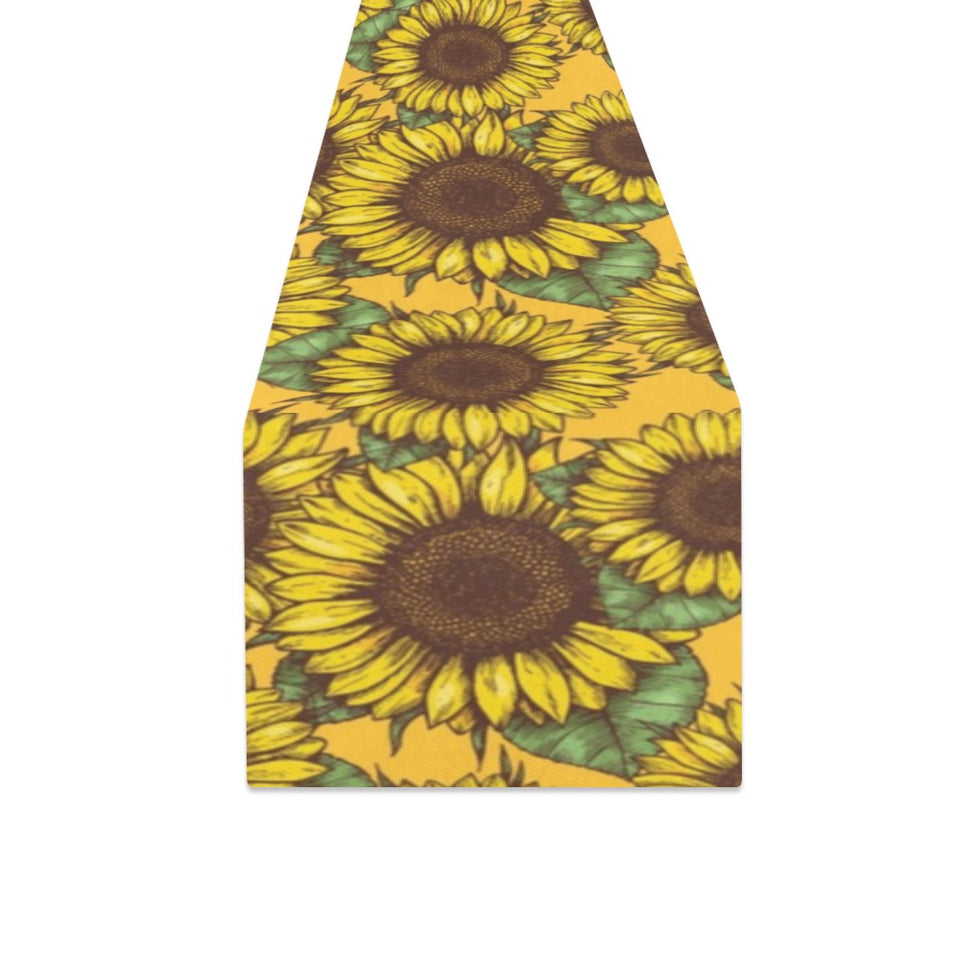 Sunflower pattern Table Runner