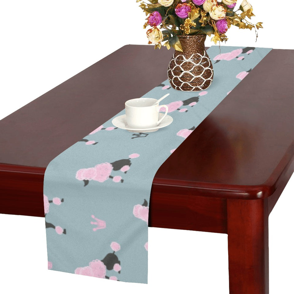 poodle dog pattern Table Runner