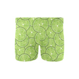 Slices of Lime pattern Men's Swimming Trunks