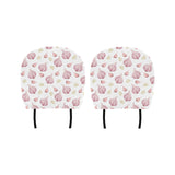 Garlic pattern Car Headrest Cover