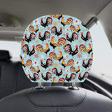 Rooster chicken cock snowfalke Car Headrest Cover