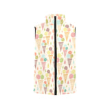 Ice cream cone pattern Men's Padded Vest