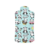 Cute baby panda pattern Men's Padded Vest