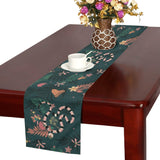 Snake forest pattern Table Runner