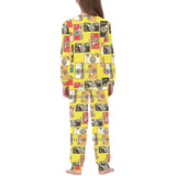 Camera Pattern Print Design 02 Kids' Boys' Girls' All Over Print Pajama Set
