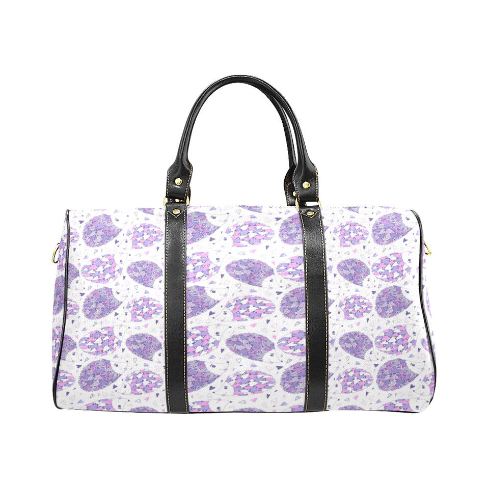 Hedgehog Pattern Print Design 05 Travel Bag