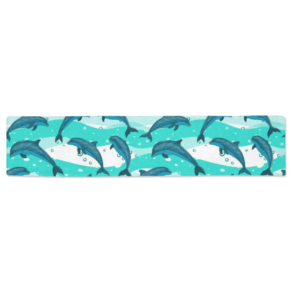 Dolphin sea pattern Table Runner