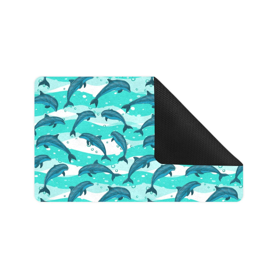 Dolphin sea pattern Doormat