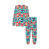 British Pattern Print Design 04 Kids' Boys' Girls' All Over Print Pajama Set