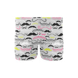 Mustache Beard Pattern Print Design 02 Men's Swimming Trunks